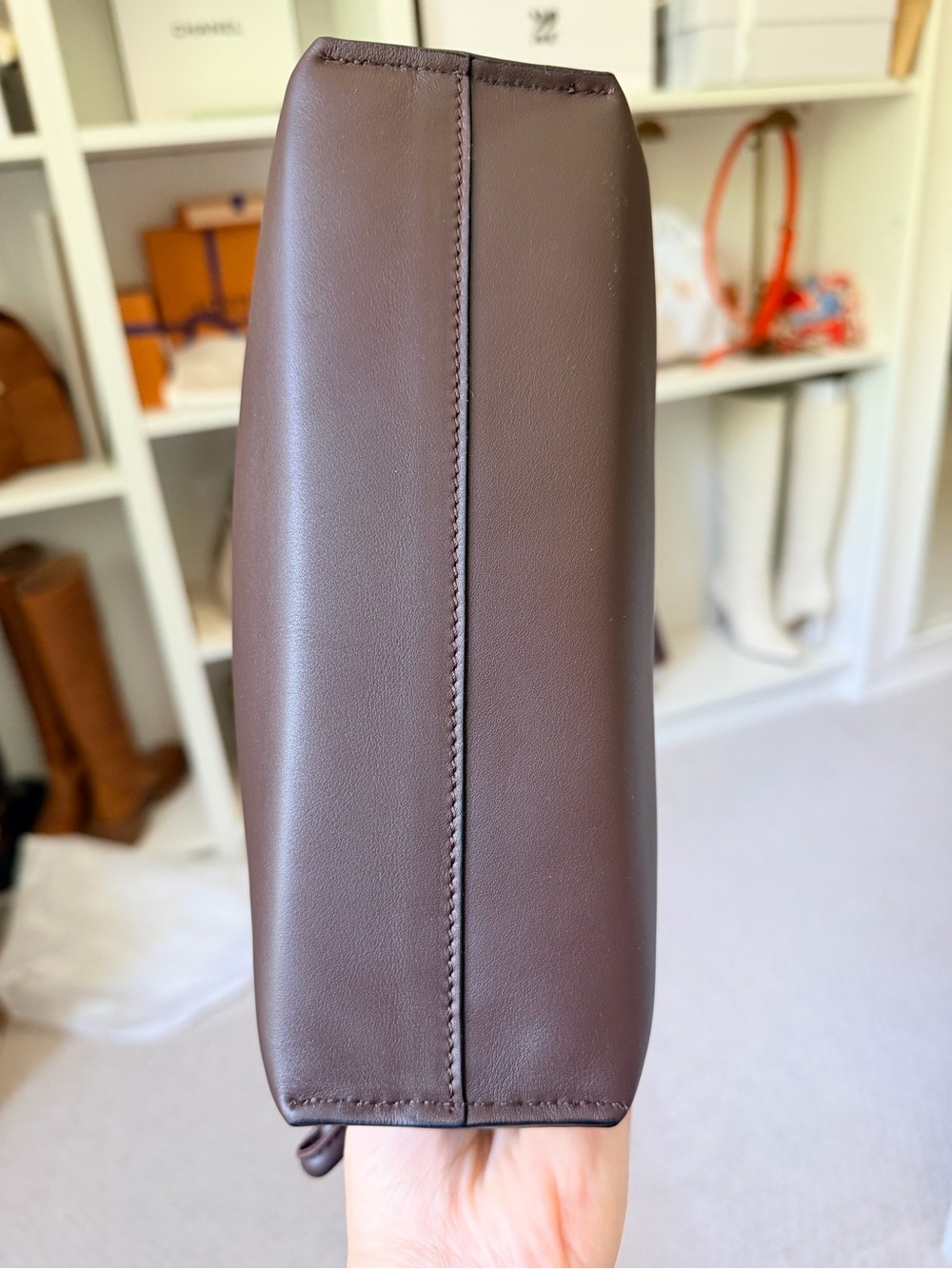 LOEWE Mini Flamenco in nappa calfskin leather - Picture 17 of 17